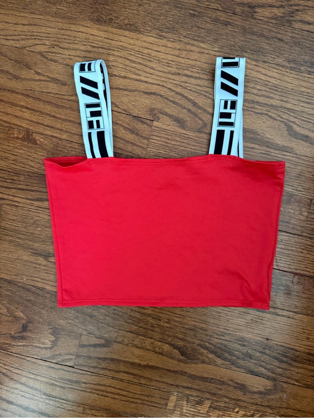 LF the Brand Red Tank with LF Tape Straps